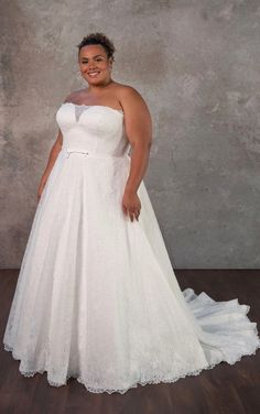 EveryBody EveryBride Dress With Sweetheart Neckline, Martina Liana, Plus Size Gowns, Stella York, Strapless Sweetheart Neckline, Bow Belt, A Line Wedding Dress