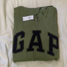 Brand New Green Gap Hoodie, Size L. Nwt. Sporty Gap Hoodie For Fall, Gap Hooded Hoodie For Fall, Gap Sweatshirt With Adjustable Hood For Fall, Sporty Gap Hoodie For Spring, Gap Hooded Sweatshirt For Spring, Gap Sporty Sweatshirt For Fall, Gap Fleece Sweatshirt For Fall, Winter Sweatshirt By Gap, Gap Hoodie For Streetwear