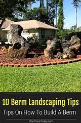 landscaping tips on how to build a berm