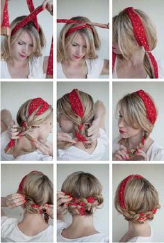 Free Hairstyles, Knitting Baby, Penteado Cabelo Curto, Bandana Hairstyles, Short Hairstyle, Hair Updo, Baby Socks, Homecoming Makeup