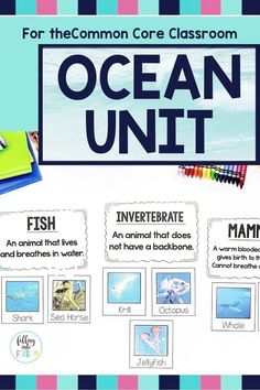 an ocean unit for the common core classroom