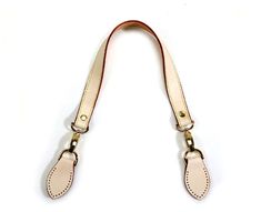 "Streamlined shape Genuine leather bag handle. Gold Style hook turns 360 degrees, preventing any tangles. The trim color is Red. The inside of the handle is made with the synthetic leather to prevent the stretching.  = Wholesale price Available for large quantities order, please ask us = Model: 32-6103 Color: Ivory (Also available Brown & Black with Bronze Style Hook) Length: 24\" (60 cm), Width :1.4\" (3.5 cm) , 1 Strap Material: Genuine Leather (Cowhide), Metal (Steel) Usage: Leather Bag Strap Emmaline Bags, Coupon Card, How To Make Purses, Strap Purse, Coupon Design, Heavy Bags, Purse Handles, Genuine Leather Purse, Purse Strap