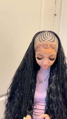 Pretty Braided Hairstyles, Pretty Selfies, Black Girls Hairstyles, Braid Styles, How To Do Nails, Hair Looks, Cute Hairstyles, Girl Hairstyles, Braided Hairstyles