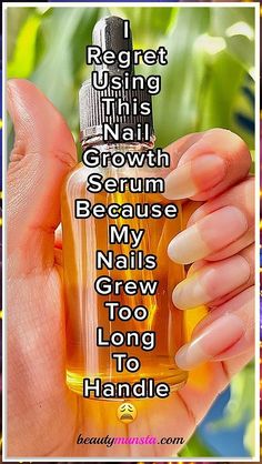 Looking to achieve faster nail growth? Check out these top tips to unlock the secret to longer, stronger nails! From proper nail care to essential nutrients, learn how to promote healthy nail growth naturally. Say goodbye to weak, brittle nails and hello to beautiful, strong nails with these expert tips! Nail Growth Remedies, Nail Growth Diy, Strong Nails Diy, Nail Growth Serum, Make Nails Grow, Grow Long Nails, Nail Growth Tips, Fast Nail, Natural Nail Care