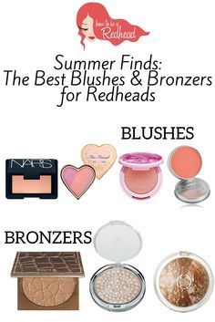 Blush For Redheads, Redhead Makeup Looks, Best Blushes, Coconut Oil Beauty, Best Bronzer