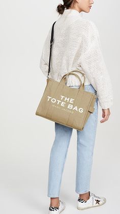 Marc Jacobs The Small Traveler Tote | SHOPBOP Tote Bag Outfit, Medium Tote Bag, Everyday Tote Bag, Marc Jacobs Tote, Small Tote Bag, The Medium, Everyday Tote, Marc Jacobs Bag, The Tote Bag