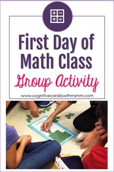 the first day of math class is an easy activity for kids to practice their skills