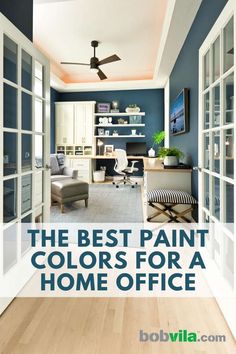 the best paint colors for a home office