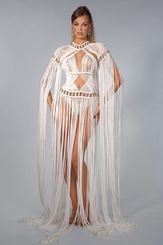 Macrame Clothes, Fringe Clothing, Concert Outfit Summer, Boho Crafts Diy, Macrame Dress, Fringe Fashion, Knit Dresses, Summer Festivals, Beach Parties