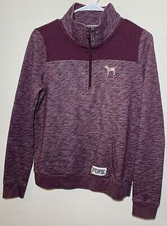 PINK Victoria Secret Women's Small 1/4 Zip Up Pullover LOVE PINK Spellout | eBay Pink Half-zip Top For Fall, Pink Half-zip Sweatshirt For Fall, Zip Up Pullover, Pink Victoria Secret, Message Me, 1/4 Zip, Victoria Secret, Victoria Secret Pink, Zip Ups