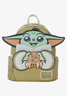 Grogu is possibly the cutest thing to come from Star Wars. Take him to Disneyland and enjoy your trip.FABRIC: Faux LeatherBackpack features a print of your Enjoy Your Trip, Backpack Handbag, Star Wars Merchandise, Faux Leather Backpack, Thermal Sweater, Knit Bottom, Woman Within, Classic Disney, Leather Shops