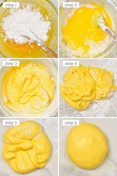 step by step instructions on how to make an uncooked pie crust in a glass bowl