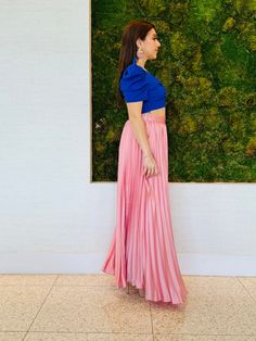 Diana long maxi skirt in nude pink pleated Long Maxi Skirt, Long Maxi Skirts, Nude Pink, Long Maxi, Pant Shirt, Dress Collection, Dress Skirt, Maxi Skirt, Top Shirt