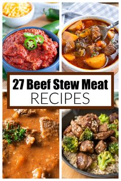 beef stew with broccoli, carrots and other foods