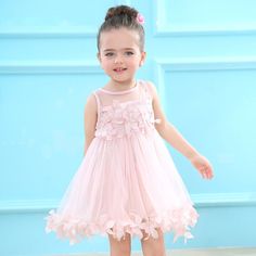 2018 Toddler Girls Clothes Applique Princess Dress Children Summer Mesh DressesCheck out my other items! Features: 100% brand new and high quality  Girls can go round in dress hem Fashion baby's favorite dress Soft and comfortable to touch and wear  Suitable for everyday life, Wedding，casual and Party Dress only, any other accessories not included Material: Mesh,Polyester Color: Pink, White Note: 1.The recommended age is just for your reference. Please check the measurements to choose the right Pink Applique, Mesh Clothing, Kids Tutu, Dress Children, Gowns For Girls, Toddler Birthday, Gowns With Sleeves, Polyester Dress, Toddler Girl Dresses