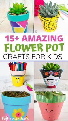 flower pot crafts for kids to make