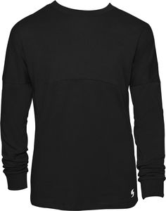 Fit Loose fit long sleeve shirt Oversized fit for full coverage Design Remarkably soft and comfortable material Ribbed collar and cuffs for enhanced relaxation Dolman sleeve design creates a luxurious style droptail hem delivers superior coverage Collar And Cuff, Sleeve Designs, Dolman Sleeve, Large Black, Oversized Fits, Long Sleeve Shirt, Relaxation, Sleeve Shirt, Top Brands