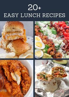 the top 20 easy lunch recipes