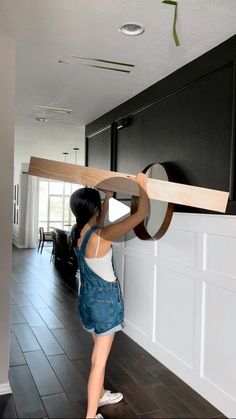 Leyla | DIY & Home Decor on Instagram: "DIY entryway: Week 3. It’s ceiling beam time 🤩 Using a combination of 1x8 and 1x6 pine boards, this week the ceiling beams got built. I’m still sampling my stain colors for the perfect moody contemporary shade, but the plan is to get these stained & installed next weekend! See you in stories to finish these up 🤗 . . . #diy #ceilingdesign #ceilingbeams #entrywaydecor #roommakeover #entrywayideas #hallwaystyle" Entryway Beams Ceilings, Hall Wooden Ceiling Design, Hallway Ceiling Ideas, Moody Contemporary, Hallway Ceiling, Wooden Ceiling Design, Accent Ceiling, Porch Ceiling, Diy Entryway