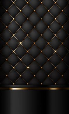 a black and gold background with some lights