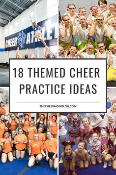 Cheerleading Ideas High School, Cheer Practice Ideas, Cheerleading Camp Ideas, Cheer Activities, Cheer Competition Theme, Cheer Goal Board, Cheer Squad Ideas, Cheer Themed Practice Ideas, Cheer Practice Activities