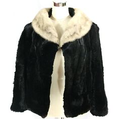 Lovely Vintage Faux Fur Coat By Annis Furs In A Loose, Or Swing, Shape. The Collar Is Real Fur. ~Genuine Mink Shawl Collar ~Vintage From The 1950's ~No Closures, But There Are Hooks On The Right Side, An Eye Can Be Added To The Left Side ~Flare Sleeves ~Pockets! One On Each Side ~Fully Lined In Black Satin With Brilliant Blue Floral Jacquard Pattern ~Comes With A Heavy-Duty Plastic Coat Hanger There Is A Little Wear On The Bottom Corner On The Left Side (See Photos). Otherwise, This Fabulous Coat Is In Excellent Vintage Condition And Is Ready For You To Rock It! Modeled On A Size 6 Mannequin. Accessories Are Not Included. Measurements~All Measurements Are Approximate Size: No Size Tag, F Mink Colored Long Sleeve Evening Outerwear, Mink Shawl, Vintage Faux Fur Coat, Faux Fur Shawl, Evening Gloves, Bad Reputation, Satin Noir, Fur Shawl, Flare Sleeves