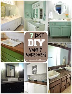 the best diy vanity makeovers for your bathroom remodel or home improvement project