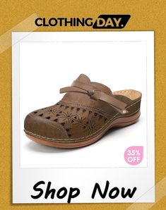 Women's Soft Footbed Mules Shoes Mules Shoes, Clogs, Women Shoes, Free Shipping