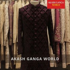 Wedding collection for grooms...Sherwani, Indo-western, Men's Suits. Pick your favourite one and add a traditional touch in your wedding with @Akash ganga world collection. . . ☎️ Call:- +91-9548044976, 0121-4051384 📍 Visit:- Building No. 5, Begum Bridge road, Meerut-250001 . . . #sherwani #luxurioussherwani #weddingsherwani #kurta #ethicwear #readymade #garments #tradional #groom #newcollection #stayclassy #mensfashion #brand #outfitoftheday #mensuit #streetwear #weddingoutfit #weddingwear Wedding Sherwani, Groom Outfit, Stay Classy, Indo Western, Men's Suits, Wedding Collection, No 5, Wedding Wear, Wedding Outfit