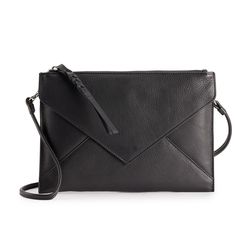 Stay organized in style with this ili Leather Envelope RFID-blocking clutch bag. How do you accessorize? Check out our ACCESSORIES GUIDE for essential tips to elevate your style with must-have accessories.PRODUCT FEATURES 7.5"H x 11"W x .5"D Crossbody strap length: 22" Zipper closure Silver-tone hardware Interior: 1 zip pocket and 1 slip pocket Exterior: 1 magnetic snap pocket and 1 slip pocket RFID-blocking technology safeguards credit & debit cards from unauthorized scanningCONSTRUCTION & CARE Cheap Formal Rectangular Wallets, Accessories Guide, Envelope Purse, Leather Envelope, Outfits 2023, Debit Cards, Fall Fashion Outfits, Stay Organized, Crossbody Strap