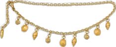 Mixed Shell Chain - Gold Shell Charm Belt - Streets Ahead Elegant Gold Chain Jewelry For The Beach, Elegant Chain Jewelry For Vacation, Gold Metal Chain Necklace For Beach, Gold Metal Necklaces For Beach, Gold Metal Necklace For Beach, Elegant Vacation Jewelry Chain, Adjustable Gold Chain Jewelry For Beach, Elegant Vacation Jewelry With Chain Detail, Beach Jewelry With Gold Chain