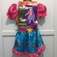 Totally Ghoul Lil’ Cowgirl Costume Brand New Includes: Dress And Headpiece Size: Small 2t-4t Ages: Infant/Toddler Perfect For Halloween, Costumes Parties, Or Costume Contest! Smoke/Pet Free Home If You Have Any Questions Or Would Like A Specific Picture Feel Free To Contact Me. Thank You! ;) Marshall Paw Patrol Costume, Hershey Kiss Costume, Football Halloween Costume, Batman Costume For Kids, Simplicity Patterns Costumes, Paw Patrol Costume, Kiss Costume, Clown Halloween Costumes, Rapunzel Costume