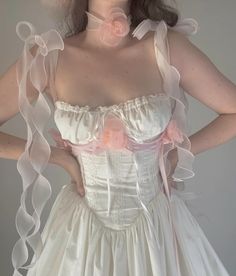 #dreamy #pastelwedding# Spring Pink Corset With Ruffles, Spring Pink Ruffled Corset, Pink Ruffled Corset For Spring, Spring Prom Corset With Fitted Bodice, Fitted Bodice Corset For Spring Prom, Fitted Bodice Corset For Prom In Spring, Spring Prom Corset With Corset Back, Pink Ruffled Corset For Wedding, Spring Tulle Fitted Corset