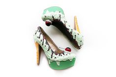 Shoes for Dessert, Yes Please! | Popbee - a fashion, beauty blog in Hong Kong. Weird Shoes, Funny Shoes, Valentino Shoes, Cool Shoes, Unique Shoes