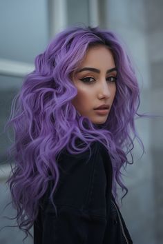 90+ Creative Purple Hair Color Ideas Lavender Hairstyles, Cool Purple Hair, Two Tone Hair Color, Purple Hair Color Ideas, Violet Hair Colors, Purple Hair Color, Bleach Hair