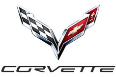 the chevrolet logo is shown in red and black with checkered chevrons on it