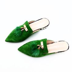 Luxury Tassel Loafers With Leather Lining, Tassel Shoes, Mule Shoes, Embellished Flats, Embellished Shoes, Embellished Heels, Suede Leather Shoes, Fur Shoes, Toe Post Sandals