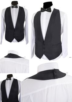 Luxire Tuxedo vest   Tuxedo vest to complete gentleman’s attire.  Features: Buttoning strap, shawl collar, welted hip pockets. Tuxedo Style Business Vest Sleeveless, Sleeveless Tuxedo Vest For Business, Formal Tuxedo Style Vest, Formal Tuxedo Style Sleeveless Vest, Sleeveless Tuxedo Vest For Formal Events, Classic Fitted Vest For Black Tie Events, Classic Fitted Sleeveless Tuxedo, Fitted Sleeveless Vest For Semi-formal Occasions, Business Vest With Single Button