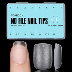 PRICES MAY VARY. Professional Extra Short Square Shape Tips: TOMICCA Short square nail tips are made of soft gel material, which is flexible and sturdy enough to bend without cracking or leaving any trace. They can perfectly fit your nails, creating a super natural look. Whether you use nail polish, dip powder, or acrylic powder, you can easily achieve a salon-quality nail effect! Natural Fit Effect: These fake nails are gelly soft tips that leave no trace even when bent. They are bright and cle Oval Nail Tips, Square Oval Nails, Short Square Nail, Square Nail Tips, Short Oval Nails, Oval Nail, Soft Gel Nails, Nail Effects, Gel Acrylic Nails