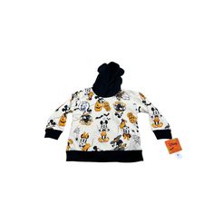 Disney Halloween-Themed Hoodie Featuring Mickey Mouse. Ideal For Keeping Your Child Warm And Stylish. Comfortable Blend Of Cotton And Polyester. Halloween Mickey Mouse Design Hoodie With Ears Ribbed Cuffs And Hem 60% Cotton, 40% Polyester New With Tags New With Tags. Size: Unisex Kids 3t Condition: New Hoodie With Ears, Halloween Mickey Mouse, Mickey Mouse Hoodie, Mickey Mouse Design, Disney Jacket, Pumpkin Spider, Design Hoodie, Disney Hoodies, Halloween Hoodie