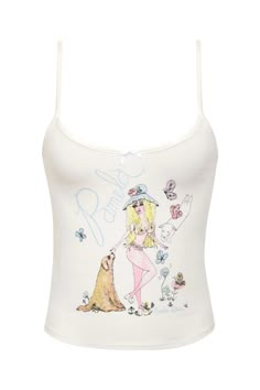 Princess Couture, Butterfly Tank Top, Cartoon Cartoon, Digital Closet, Online Closet, Malibu Barbie, Frankies Bikinis, 20th Birthday, Cotton Tank Top