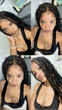 Bangs Hairstyles Ideas, Back Braid, Faux Locs Hairstyles, Bangs Hairstyles, Braid Hairstyle, Hairstyle Inspo, Cute Box Braids Hairstyles, Protective Hairstyles Braids, Pretty Braided Hairstyles