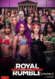 the wwe women's evolution is shown in this promotional poster for their upcoming event