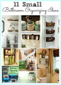 small bathroom organizing ideas that are easy to do