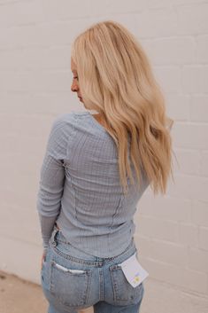 Look no further for the perfect layering top! The Free People Eyes On You Light Blue Top features a notched detail at the neckline and romantic long sleeves. Layer up and feel confident knowing you look great! Styles perfectly with our Grateful Gathering Lace Patchwork Top. -Fits true to size -Model 5,6", wearing size small -Fabric: 100% cotton -FINAL SALE Light Blue Fashion, Light Blue Top, Patchwork Top, Lace Patchwork, Layered Tops, Blue Top, Feel Confident, Blue Fashion, Final Sale