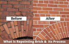 before and after brick cleaning services