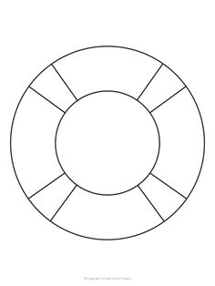 an image of a circle that is drawn in black and white