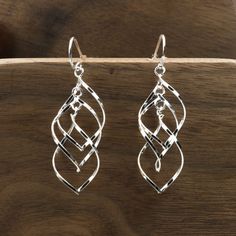 Classic Sterling Silver Earrings With Celtic Spiral Design Celtic History, Celtic Pride, Celtic Spiral, Celtic Earrings, Celtic Culture, Stylish Earrings, Celtic Symbols, Spiral Earrings, Spiral Design