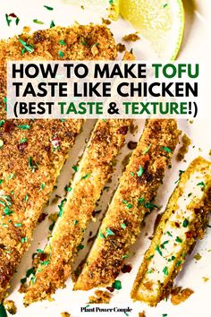 how to make tofu taste like chicken best taste and texture