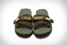 Initially available in Japan only, Suicoke sandals are now making a global style impact. A summertime staple, the Padri sandals feature a signature contoured footbed... Slip-on Sandals For Outdoor Summer Activities, Slip-on Slides For Outdoor Summer Use, Summer Slip-on Outdoor Slides, Green Flip Flops With Arch Support For Summer, Outdoor Flip Flops With Rubber Sole And Open Toe, Summer Slip-on Sport Sandals With Rubber Sole, Slip-on Sandals With Rubber Sole For Outdoor, Textured Sole Slip-on Sandals For Outdoor, Slip-on Open Toe Sandals For Outdoor